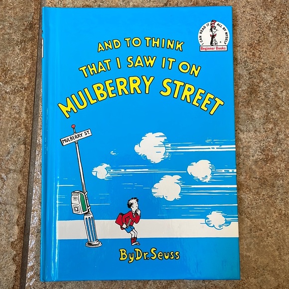 And To Think That I Saw It On Mulberry Street Dr. Seuss Book - Picture 1 of 10